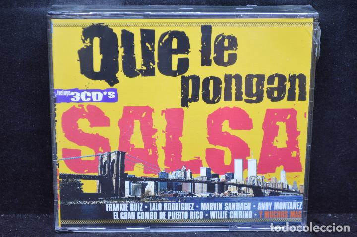 CDs de m&uacute;sica: VARIOUS - QUE LE PONGAN SALSA - 3 CD - Foto 1