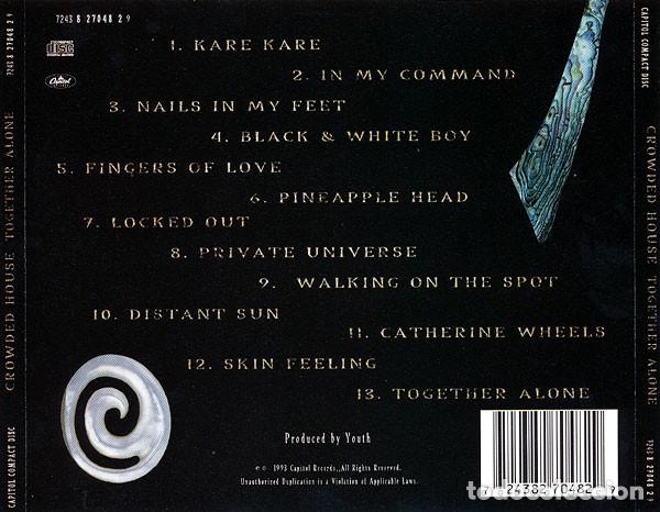 CDs de m&uacute;sica: Crowded House - Together Alone  - CD - Foto 2