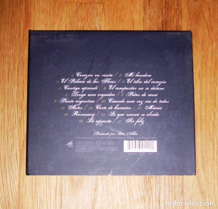 CDs de m&uacute;sica: ANDR&Eacute;S CALAMARO. El Palacio de las Flores - Foto 3