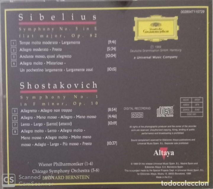 CDs de m&uacute;sica: Sibelius &middot; Shostakovich - Foto 2