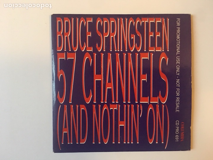 CDs de m&uacute;sica: Single CD Promocional 57 Channels Bruce Springsteen - Foto 1