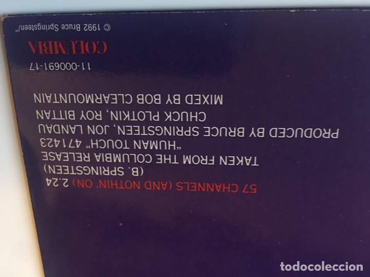 CDs de m&uacute;sica: Single CD Promocional 57 Channels Bruce Springsteen - Foto 2