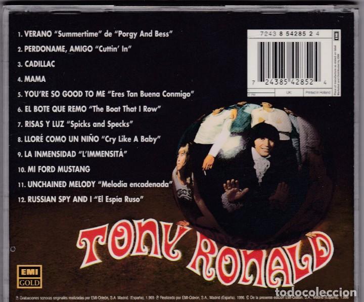 CDs de m&uacute;sica: Tony Ronald - CD Historia del Pop Espa&ntilde;ol - Foto 2