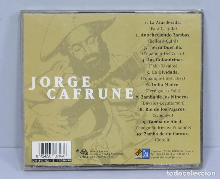 CDs de m&uacute;sica: CD. JORGE CAFRUNE. CAFRUNE - Foto 2