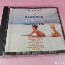 CDs de Música: CD-20 SEXY HAMMOND & SAX FAVOURITES-1989-W.GERMANY-ANTIGUO-BUEN ESTADO. Lote 168231900