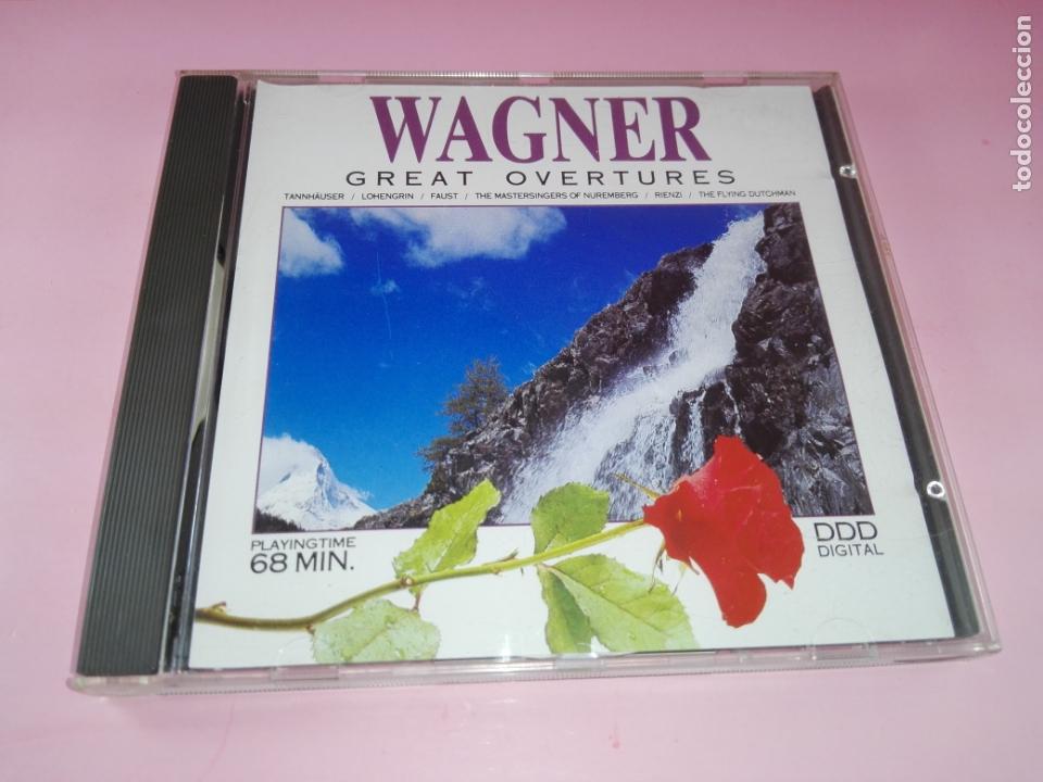 Musik-CDs: CD-M&Uacute;SICA CL&Aacute;SICA-WAGNER-GREAT OVERTURES-1990-THE ROSE CLLECTION-NUEVO-VER FOTOS