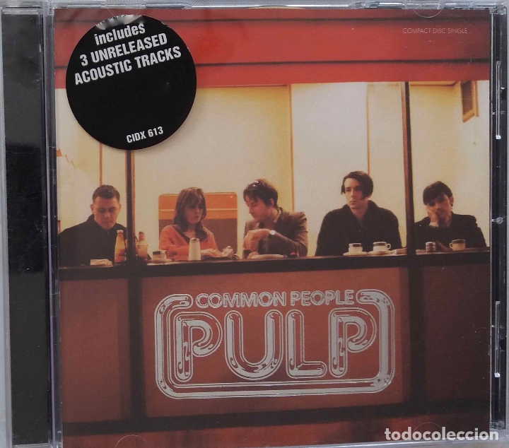 CDs de m&uacute;sica: PULP, COMMON PEOPLE. CD 4 TEMAS CON 3 TEMAS IN&Eacute;DITOS - Foto 1