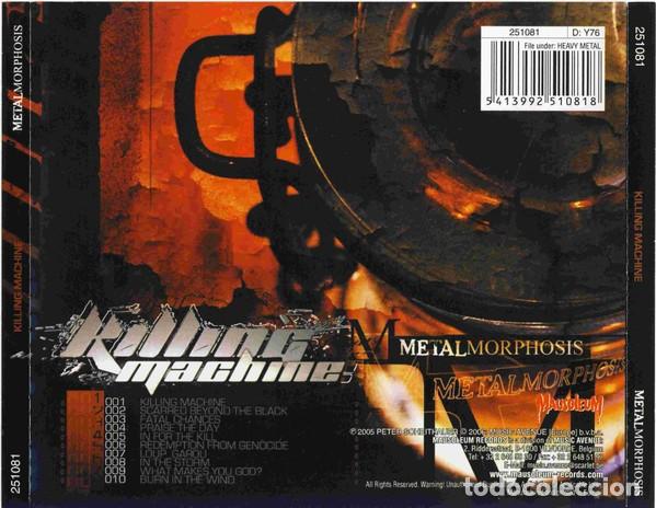CDs de m&uacute;sica: Killing Machine - Metalmorphosis  - CD - Foto 2
