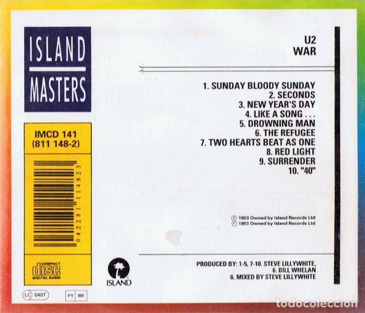 CDs de m&uacute;sica: U2 WAR  (CD) - Foto 2