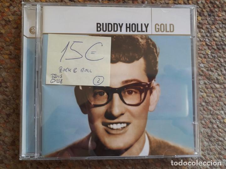 CDs de m&uacute;sica: Buddy holly , gold , 2xcd estado impecable - Foto 1