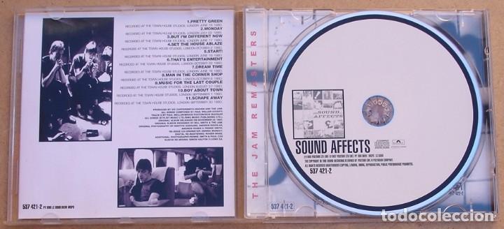 CDs de m&uacute;sica: THE JAM - SOUND AFFECTS (CD) 1997 - 11 TEMAS - Foto 2