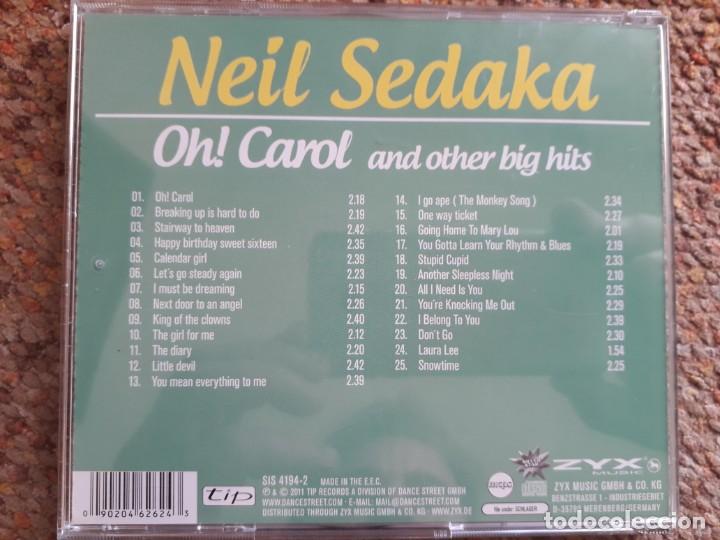 CDs de m&uacute;sica: Neil sedaka , oh! Carol , cd estado impecable - Foto 2