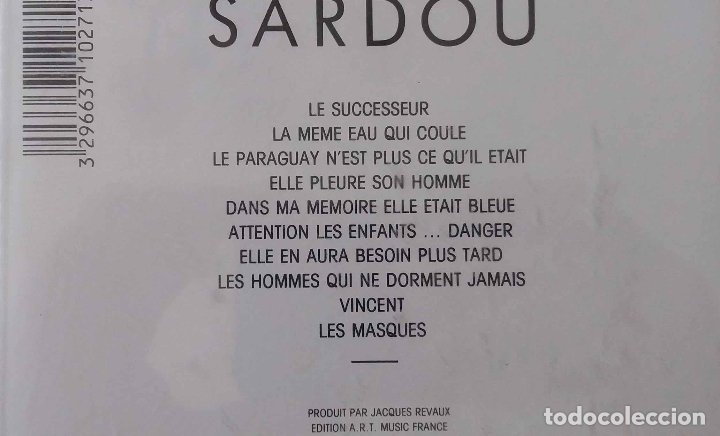 CDs de m&uacute;sica: MICHEL SARDOU. SARDOU. CD - Foto 2