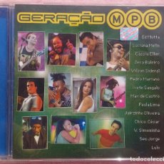 CDs de Música: GERAÇAO MPB (GLOBO UNIVERSAL, 2001) /// ED. BRASIL ORIGINAL, RARO /// SAMBA AXÉ FORRÓ / BOSSA NOVA