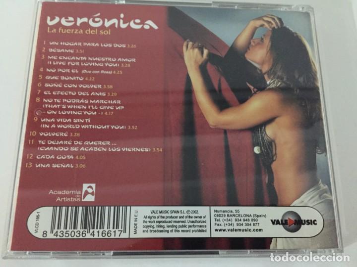 CDs de m&uacute;sica: VER&Oacute;NICA - LA FUERZA DEL SOL - Foto 2