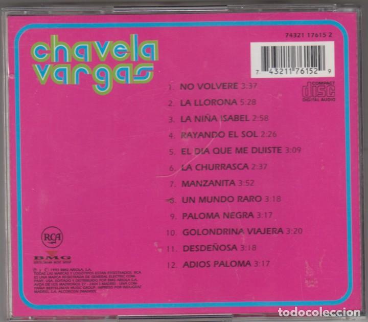 CDs de m&uacute;sica: Chavela Vargas cd 1993 BMG Ariola - Foto 2