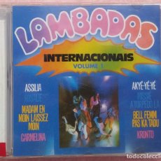CDs de Música: LAMBADAS INTERNACIONAIS, VOL. 1 (ATRAÇAO FONOGRÁFICA, 2003) /// ED. BRASIL ORIGINAL, RARO /// SAMBA