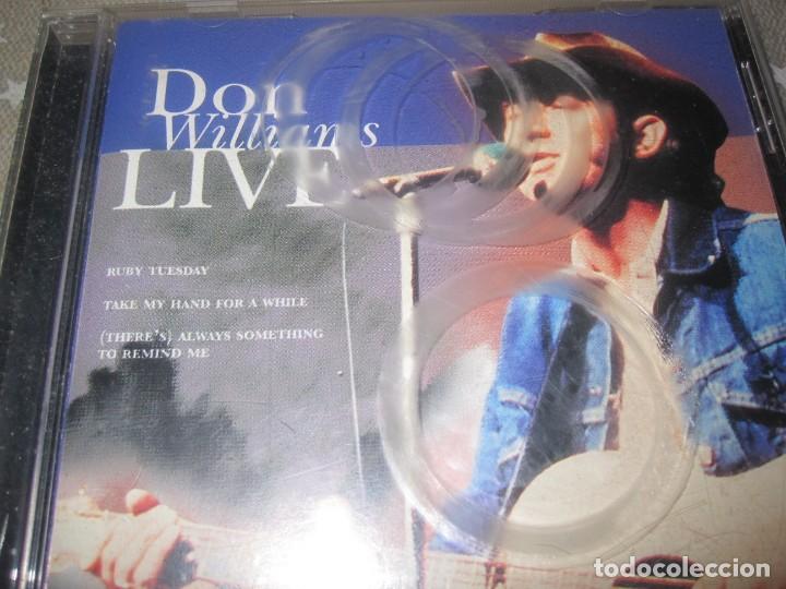 CDs de m&uacute;sica: DON WILLIAMS LIVE - Foto 1