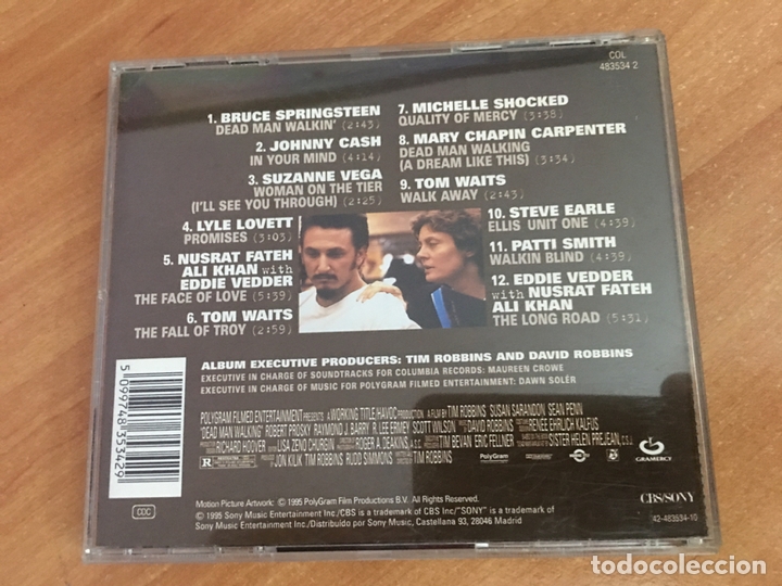 CDs de m&uacute;sica: DEAD MAN WALKING B.S.O. (CDIM7) - Foto 3
