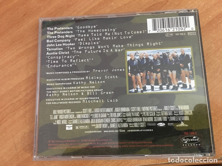 CDs de m&uacute;sica: G.I. JANE B.S.O. (CDIM7) - Foto 3
