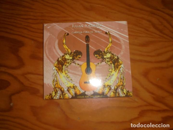 Musik-CDs: JULIAN VAQUERO. CARICIAS PARA EL ALMA. GUITAR FOR THE WORLD. CD DIGIPACK. IMPECABLE