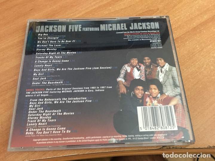 CDs de m&uacute;sica: JACKSON FIVE FEATURING MICHAEL JACKSON CD 24 TRACK (CDIM7) - Foto 3