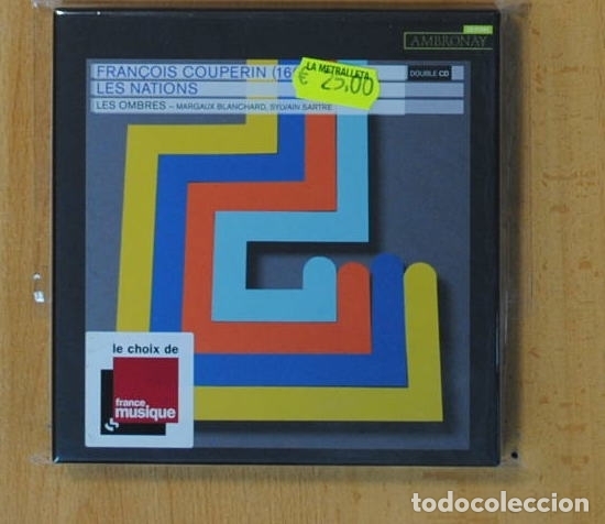 CDs de m&uacute;sica: FRANCOIS COUPERIN - LES NATIONS - CD - Foto 1
