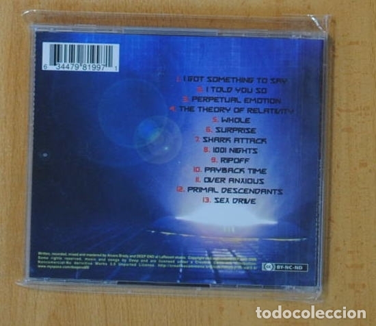 CDs de m&uacute;sica: DEEP END - NECESSARY EVIL - CD - Foto 2