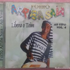 CDs de Música: FORRÓ ARRIBA SAIA AO VIVO VOL. 4 (MDMUSIC, 2003) ED. BRASIL RARO // SAMBA AXÉ BOSSA NOVA REGGAETON. Lote 169207944