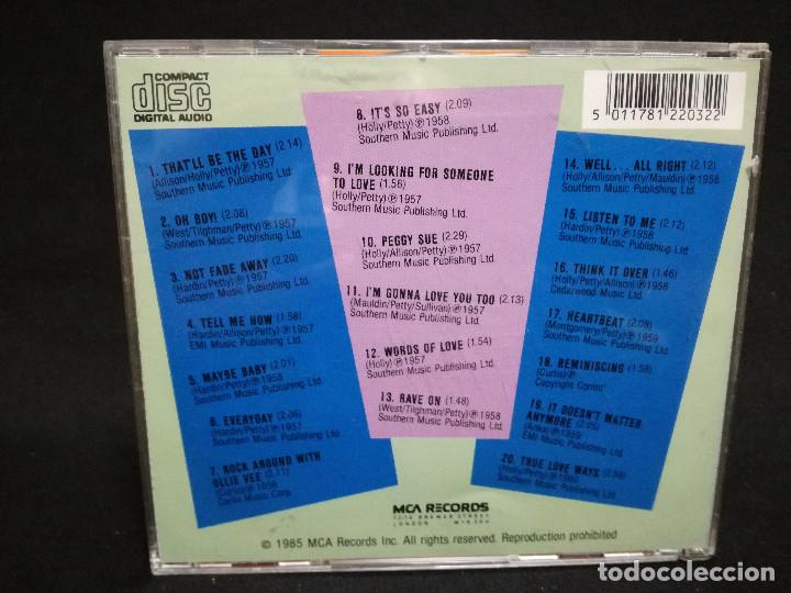 CDs de m&uacute;sica: CD - BUDDY HOLLY - FROM THE ORIGINAL MASTER TAPES - Foto 2
