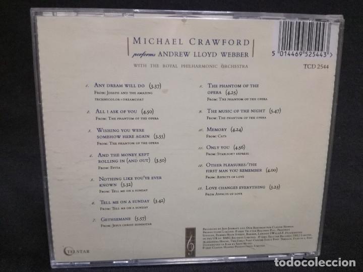 CDs de m&uacute;sica: CD - MICHAEL CRAWFORD - PERFORMS ANDREW LLOYD WEBBER - Foto 2