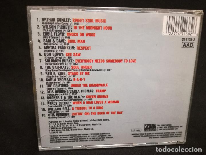 CDs de m&uacute;sica: CD - ATLANTIC SOUL CLASSICS - 16 HIT TRACKS - Foto 2