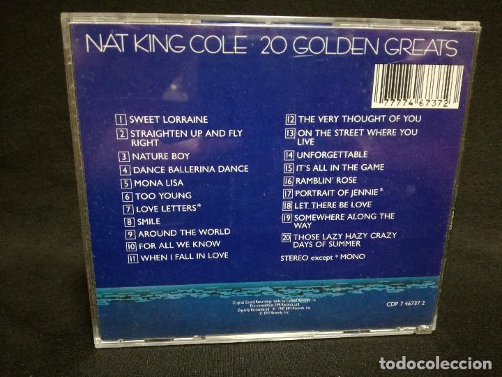 CDs de m&uacute;sica: CD - NAT KING COLE - 20 GONDEN GREATS - Foto 2