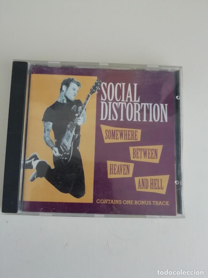 CDs de m&uacute;sica: SOCIAL DISTORTION SOMEWHERE BETWEEN HEAVEN AND HELL - Foto 1