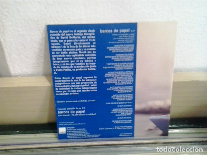 CDs de m&uacute;sica: LMV - David DeMar&iacute;a, barcos de papel. CD-Single - Foto 2