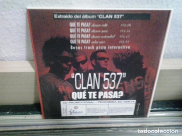 CDs de m&uacute;sica: LMV - Qu&eacute; te pasa?. Clan 537. CD-Single - Foto 2
