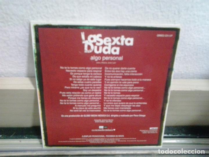 CDs de m&uacute;sica: LMV - La sexta duda. Algo personal. CD-Single - Foto 2