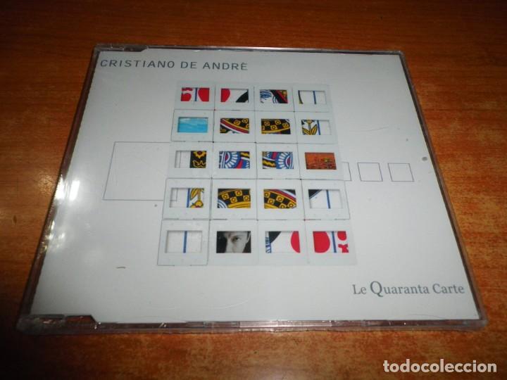 CDs de Musique: CRISTIANO DE ANDRE Le quaranta carte CD SINGLE PRECINTADO 1996 ITALIA CONTIENE 1 TEMA
