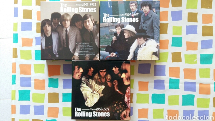 CDs de m&uacute;sica: Rolling Stones 3 Cajas Singles - Foto 1