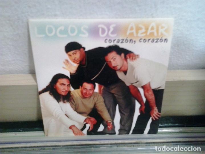CDs de m&uacute;sica: Locos de azar. Coraz&oacute;n, coraz&oacute;n. CD - Single - Foto 1