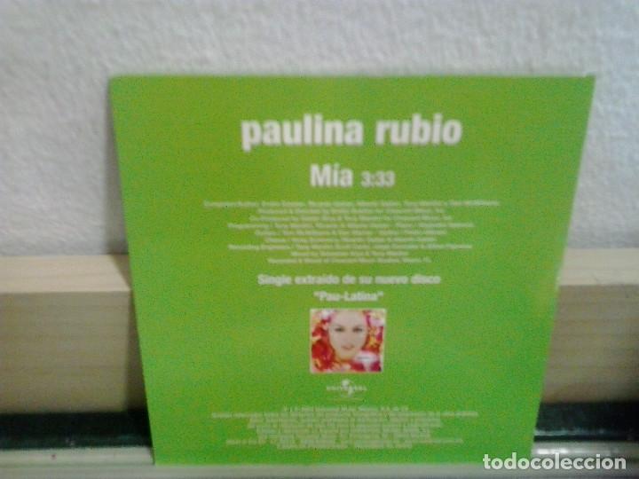 CDs de m&uacute;sica: Paulina Rubio. M&iacute;a. CD - Single - Foto 2