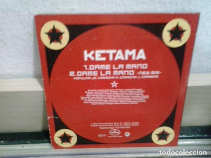 CDs de m&uacute;sica: LMV - Ketama. Dame la mano. CD - Single - Foto 2