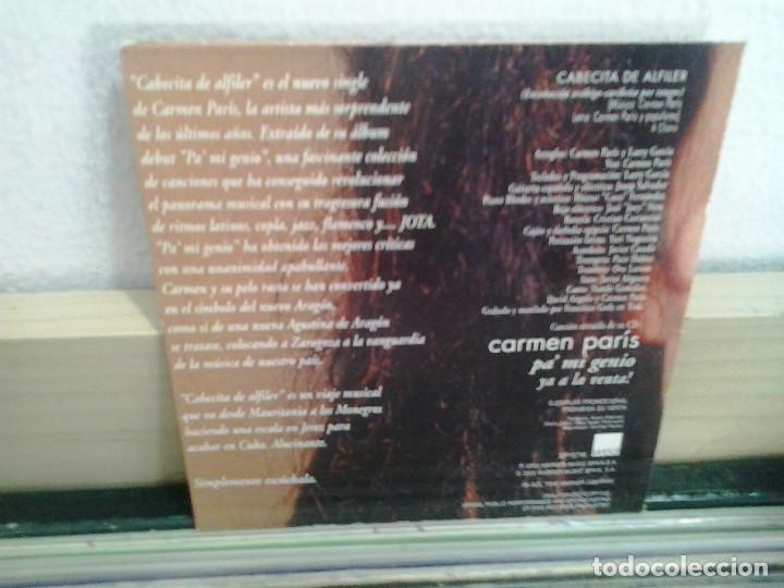 CDs de m&uacute;sica: Carmen Paris. Cabecita de alfiler. CD-single - Foto 2