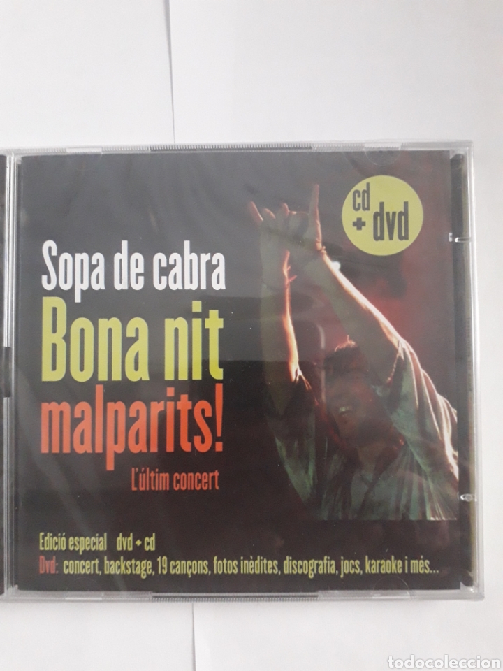 CDs de m&uacute;sica: Sopa de Cabra. Bona nit malparits. Cd +Dvd - Foto 1