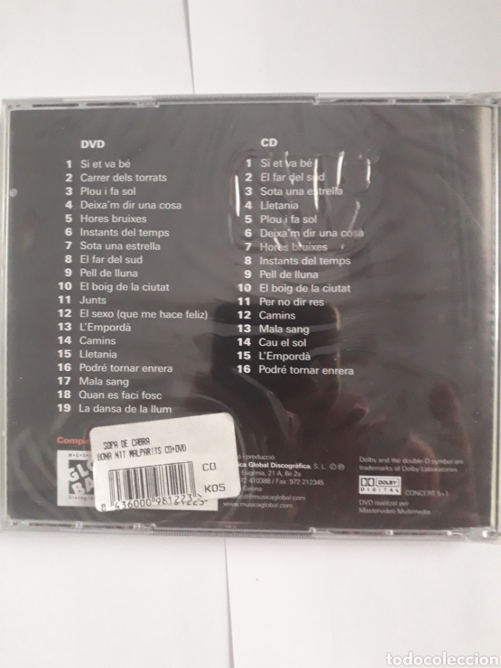 CDs de m&uacute;sica: Sopa de Cabra. Bona nit malparits. Cd +Dvd - Foto 2
