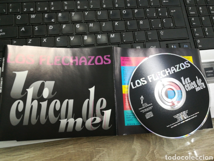 CDs de m&uacute;sica: Los flechazos maxi CD single la chica de Mel + 3 1993 - Foto 1