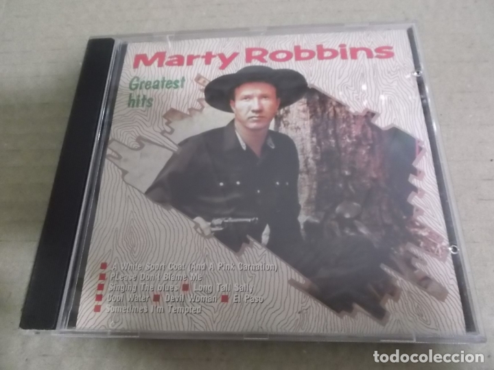 CDs de m&uacute;sica: MARTY ROBBINS (CD) GREATEST HITS A&Ntilde;O &ndash; 1992 - Foto 1