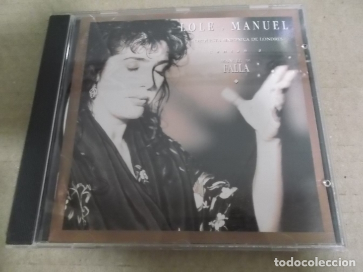 CDs de m&uacute;sica: LOLE Y MANUEL (CD) CANTAN A MANUEL DE FALLA A&Ntilde;O &ndash; 1992 - Foto 1