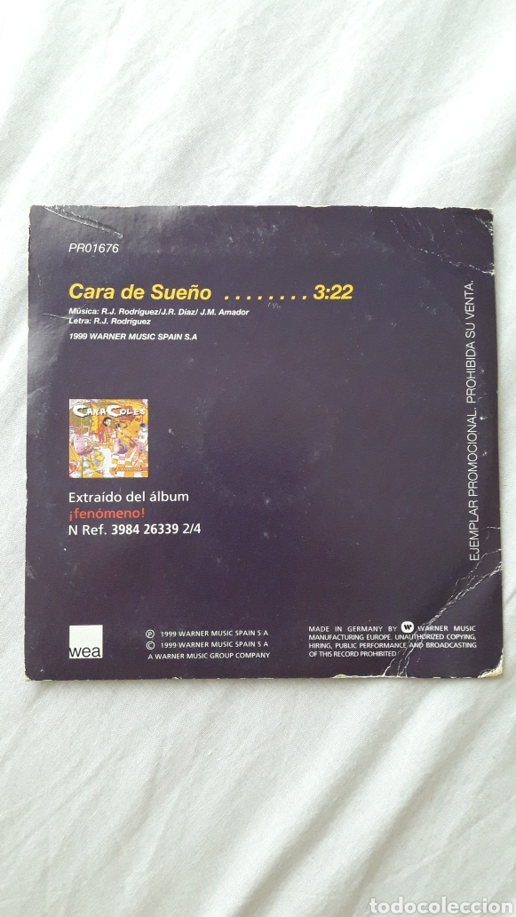 CDs de m&uacute;sica: CARACOLES. CARA DE SUE&Ntilde;O - Foto 2
