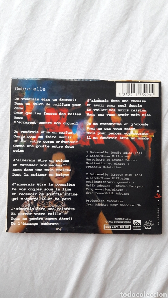 CDs de m&uacute;sica: GNAWA. OMBRE-ELLE. DIFFUSION - Foto 2